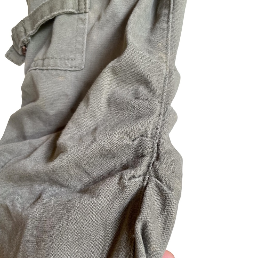 Da-nang low rise cargo pants in olive green Y2K - Picture 7 of 15